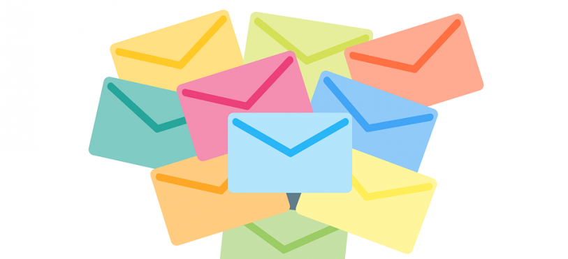 Email Marketing represented by Pastel Email Messages