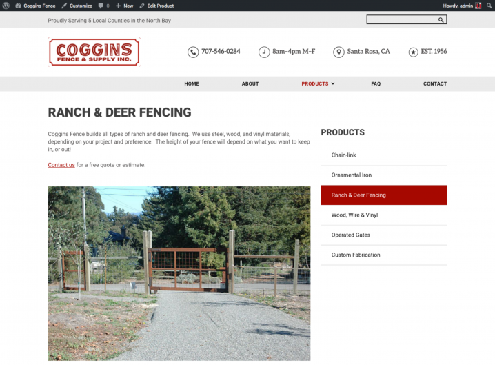 Coggins Fence product detail