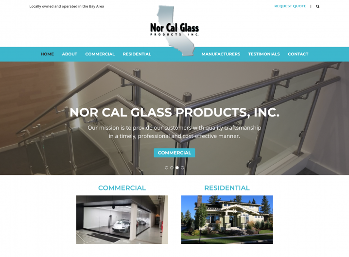 Nor Cal Glass Products homepage