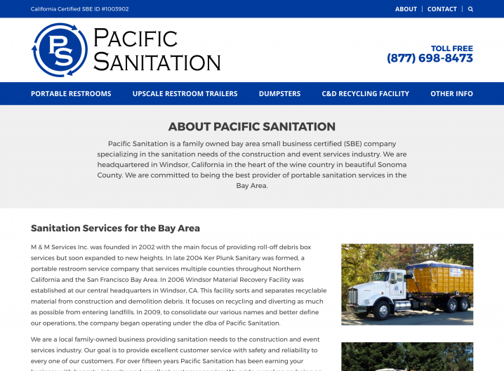 Pacific Sanitation About