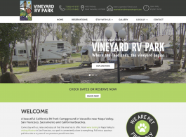 Vineyard RV Park Home page