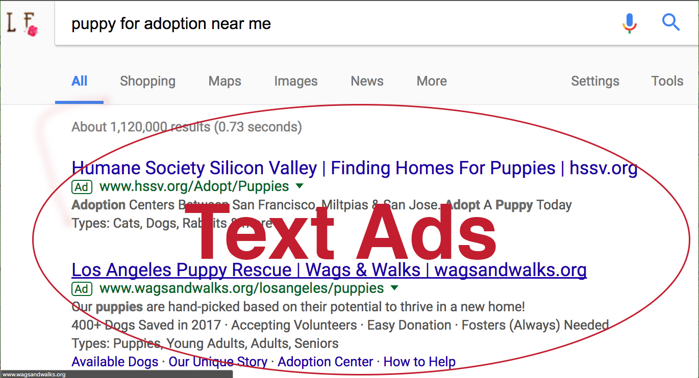 Adwords Text Ad Example